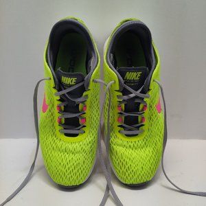 Womens Nike Zoom Fit Running Shoes- Volt/Pink- Size 6.5-  704658-700